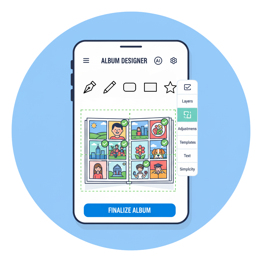 ai album designer