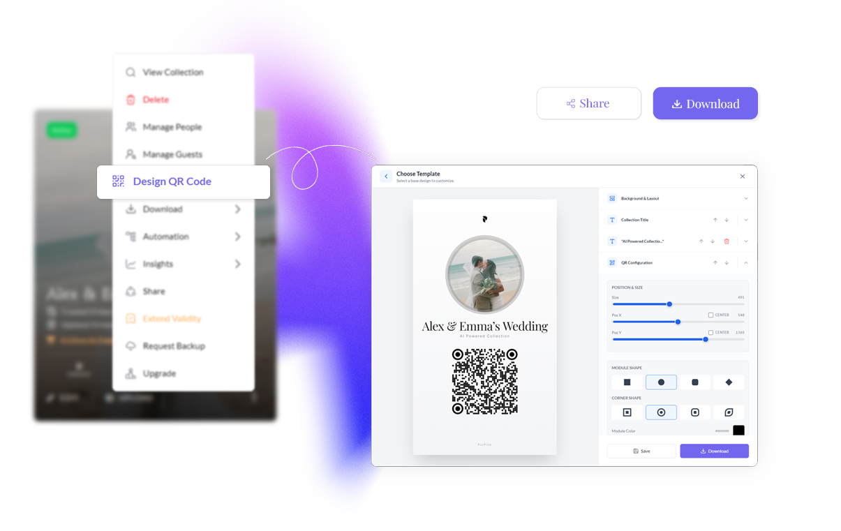 Custom QR Code Designer