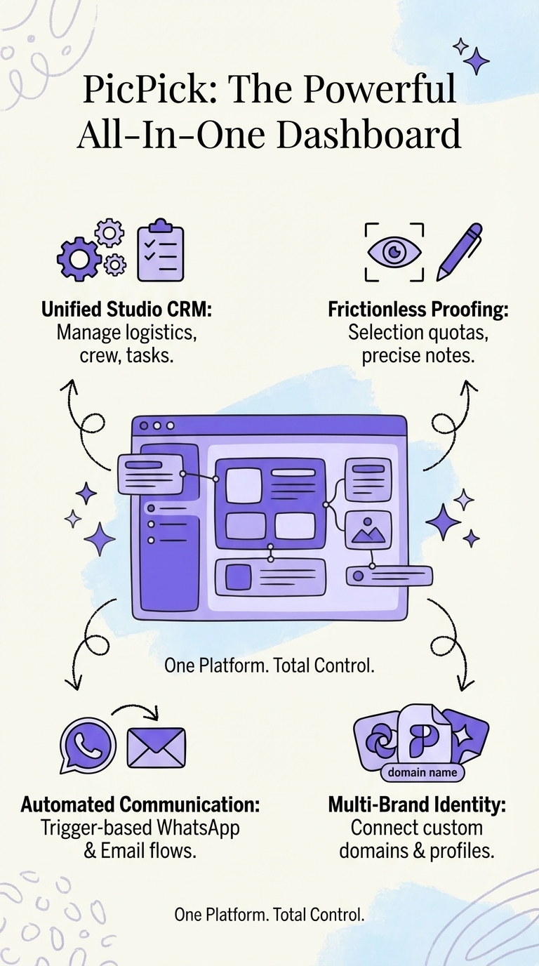 PicPick Dashboard Interface